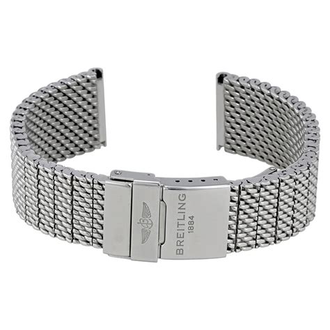 breitling stainless steel watch strap|authentic breitling watch bands.